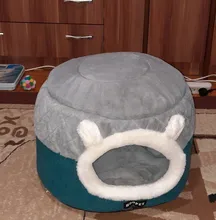 Bed Kennel Cat-House Hoopet Cave Home Dog-Puppy Warm for Teddy