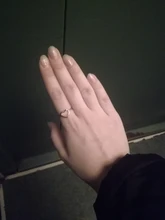 Anillo de corazón de Color oro rosa para mujer, regalos de joyería para dedo para niña