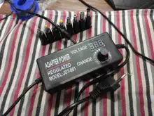 Regulated Power-Supply Display-Screen-Voltage Universal Adapter Adjustable 12 24-V 5V