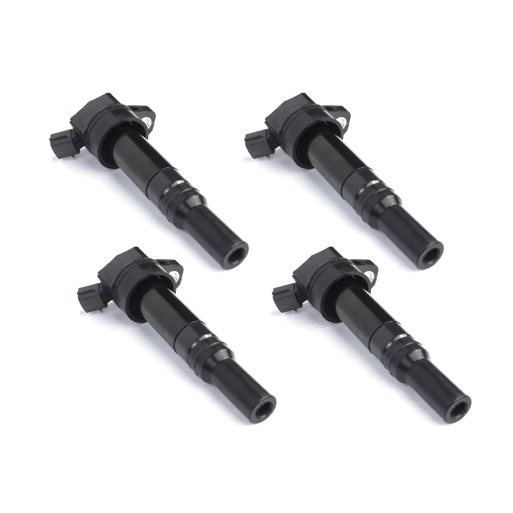 

New 4PCS Car IGNITION COILS Coil Pack Fit For Hyundai Elantra Tucson Kia Soul Forte 273002E000 27300-2E000 UF-651 C-1804