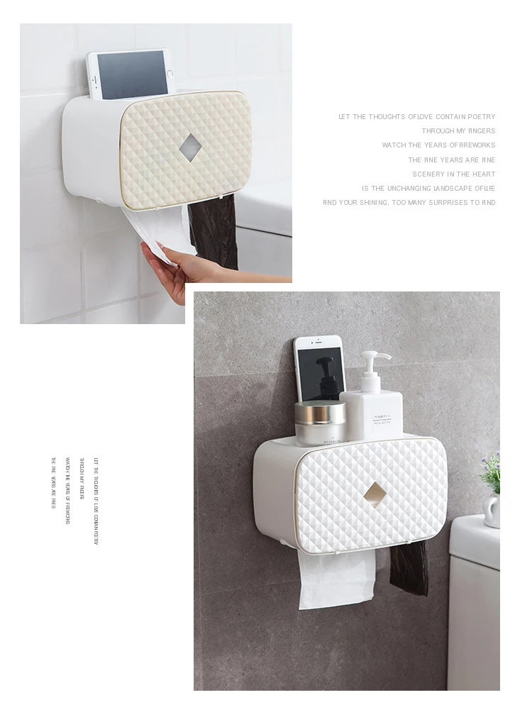 Многофункциональный держатель туалетной бумаги для хранения ванной водонепроницаемый держатель для бумажных полотенец s удобный практический держатель бумажных полотенец
