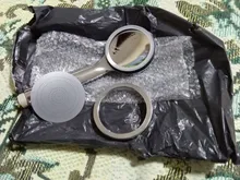 MJEBM-accesorios de baño ABS, boquilla presurizada de ducha de alta presión, ahorro de agua, lluvia, cromado, 1 ud.