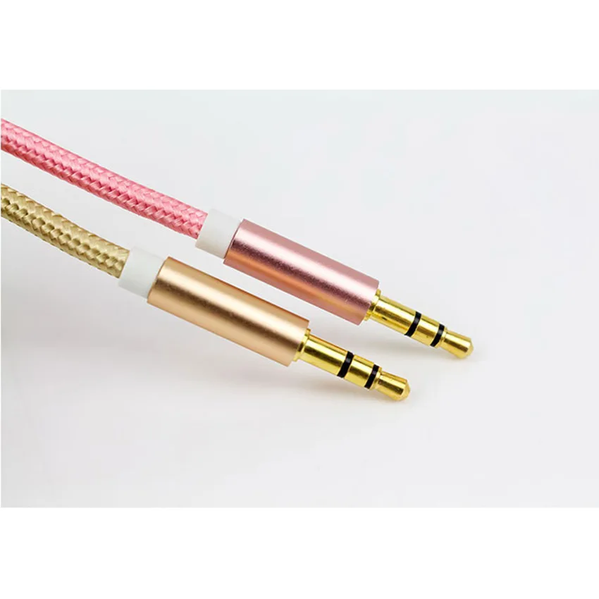 50pcs bundle 1m AUX Jack HD Audio Extension Cables 3 5mm Male to Female Auxiliary Stereo Cable 3 5 mm Speaker Headphone Cord