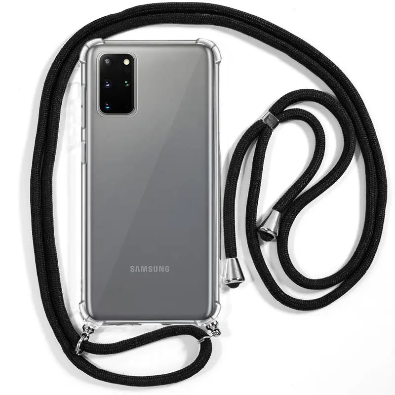 Черный Чехол кордон Samsung G985 Galaxy S20 Plus|Сумки для телефона| |