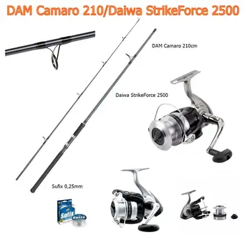 

Daiwa Strike Force 2500 B - Dam Camaro 210 10 - 30 Pro Spin Set