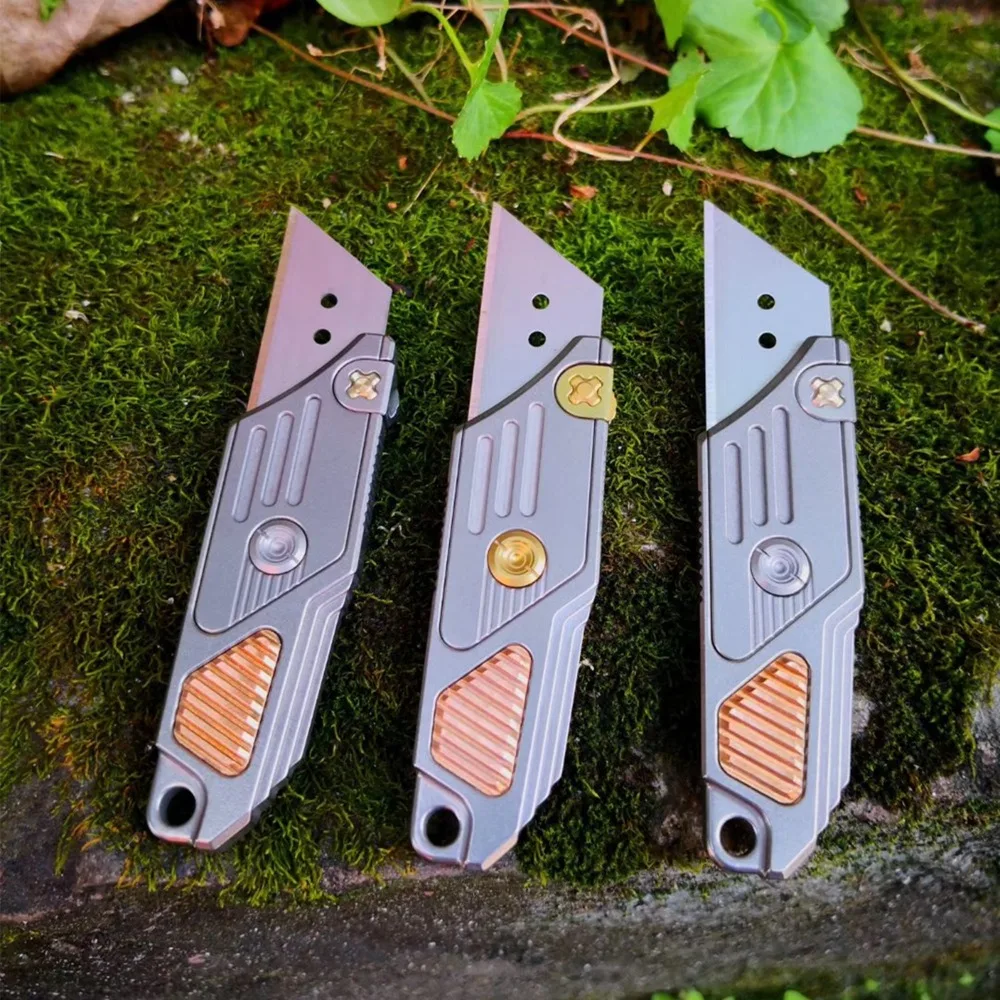 Один титановый EDC прямой нож с крутыми ножнами Everydaycarry Резак Открытый Кемпинг умный ножик декоративный