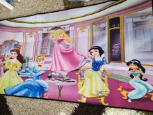 Felpudo De franela con estampado De princesa De dibujos animados para decoración del hogar, alfombra antideslizante para niños