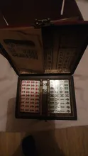 Mahjong-Set Game-Board Chinese-Toy Gambling Portable Party 144 with Box Tiles Numbered