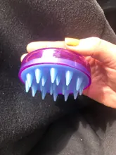 Cabezal de silicona para limpieza, cuidado del cabello, peine para masaje del cuero cabelludo, cepillo de ducha, Spa, champú anticaspa