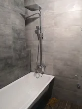 GAPPO-Sistema de ducha de baño, cabezal de ducha montado en la pared, mezclador de ducha de lluvia cromado pulido