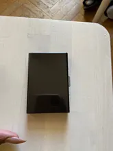 Tarjetero de acero inoxidable para tarjetas de identificación y crédito, bolsa de negocios, almacenamiento, Clip de Metal, Color sólido, regalo de negocios