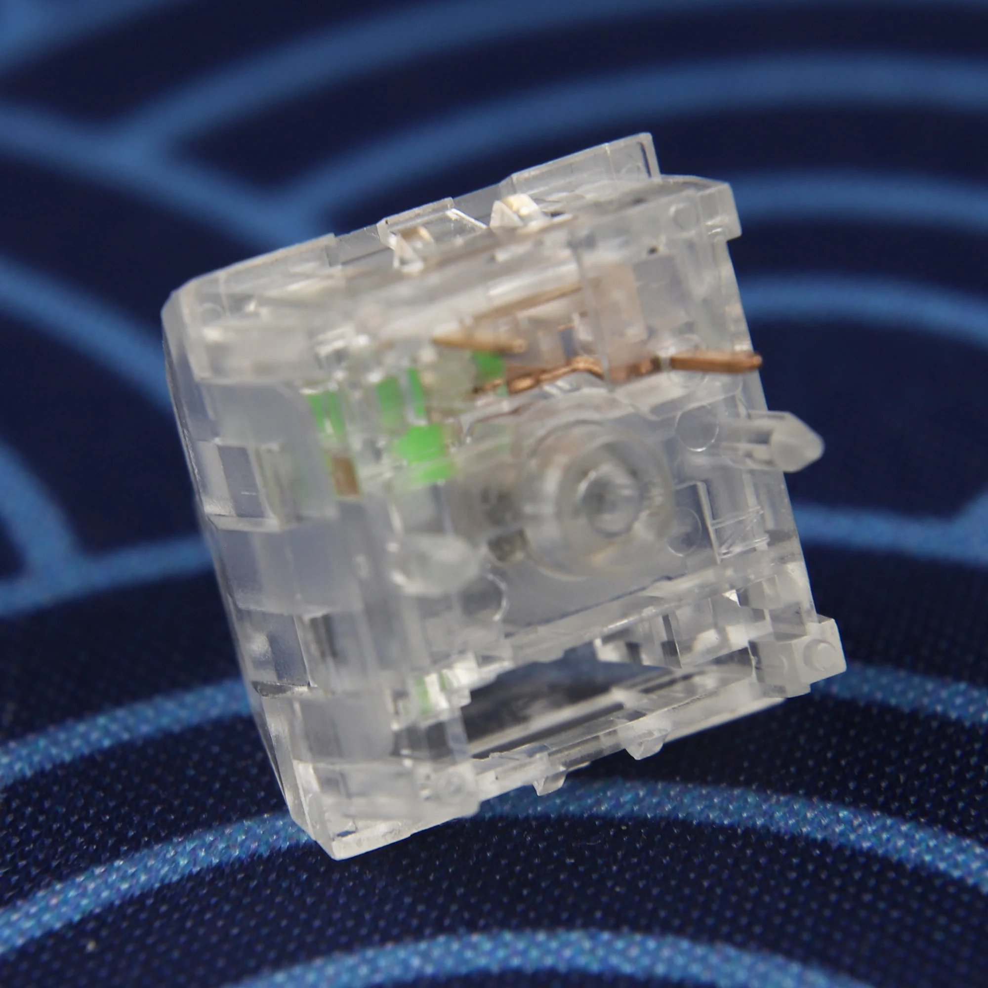 Kailh Box-medusa v2 Interruptor Linear Rgb Smd Teclado Mecânico mx Stem Auto Lubrificante Transparente 5pin 60g - Imagem 5