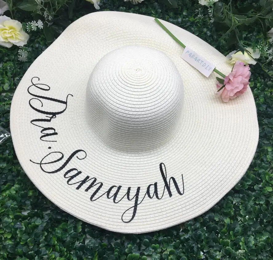 personalised sun hat