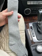 Calcetines a rayas hasta la rodilla para niños de 0 a 7 años, calcetín escolar, Español