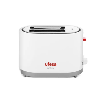 

Tostadora Ufesa TT7385 con potencia de 750W y 3 funciones: Descongelar, recalentar y cancelar. Dispone de selector electrónico d