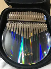 Stick Hammer Tuner Piano-Finger-Piano-Gift Kalimba-Case Thumb Acrylic Transparent 17-Key