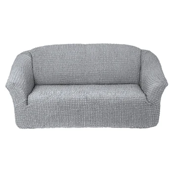 

Cover for triple sofa without ruffles, Gray
