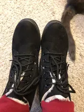 Las mujeres invierno Botas botines de Mujer invierno zapatos de Mujer Botas para la nieve Botas Mujer caliente de la felpa zapatos de Mujer de talla grande 44