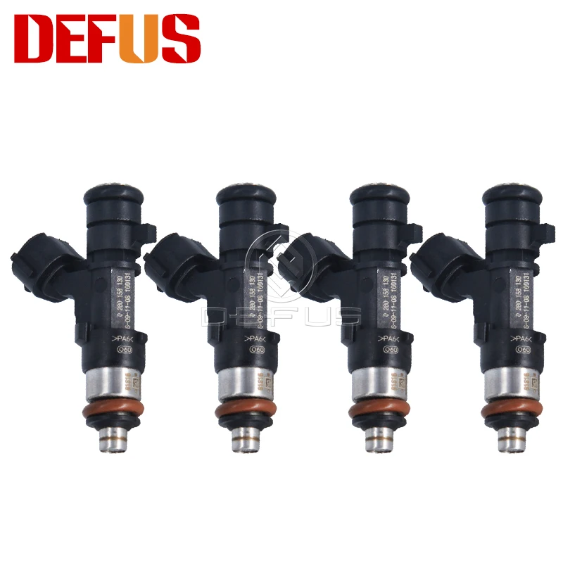 

DEFUS 4 шт OEM 0280158130 Bico топливный инжектор для Nissan Altima Sentra Rogue 2,0 2,5 Nozzel клапаны инжектор Новый