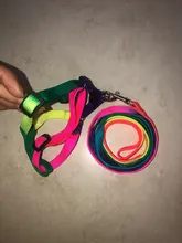 Harness Leash Traction Rope Lead Pet-Dog-Collar Rainbow Colorful Durable Nylon And 120cm