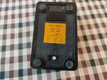 Controlador momentáneo de Pedal, interruptor de pie de alimentación eléctrica, CA 250V 10A 1 NO 1 NC SPDT