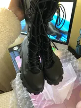 Alto rodilla botas de Pu tacones altos para las mujeres zapatos de moda 2020 primavera otoño zapatos de mujer de talla grande 35-43