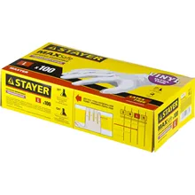 Перчатки экстратонкие STAYER L, виниловые экстратонкие, 100 шт., 11207-L