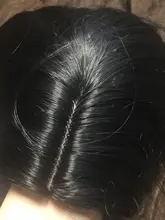 AIYEE-peluca brasileña de cabello sintético para mujeres negras, pelo corto y recto, de parte media, cabeza completa, resistente al calor
