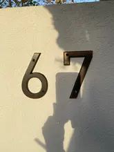 15cm Big 3D Modern House Number Door Home Address Numbers for House Digital Door Door
