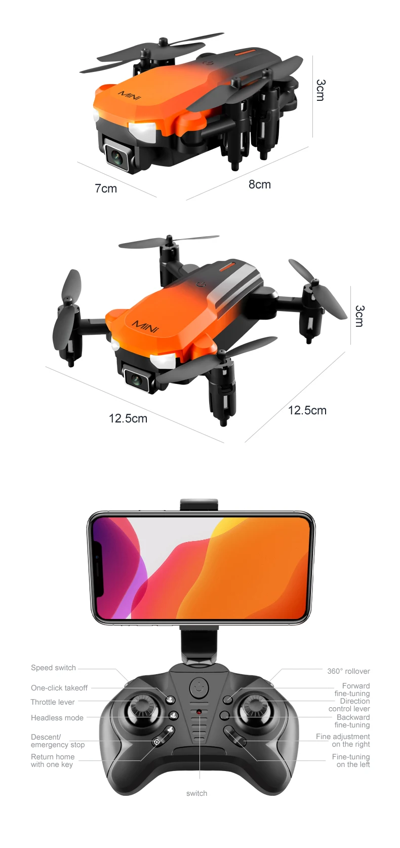 RC Helicopters KK9 Mini Drone 4K HD Dual Camera WIFI FPV Function Altitude Hold With Obstacle Avoidance RC Helicopt Quadcopter Toy toy helicopter