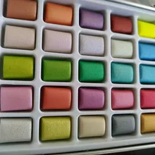 SeamiArt-Juego de acuarela con purpurina, 72/90 colores, suministros de pintura de arte