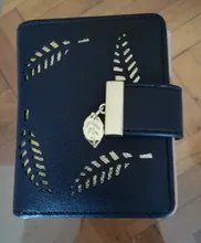 Cartera de moda para mujer, billetera corta, bolso de mano con huecos, monedero de cuero PU, tarjetero