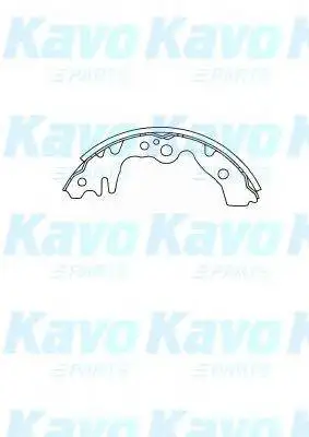 Колодки барабанные Daihatsu Gran Move 1.5 16V 96-98/Move 0.8 96