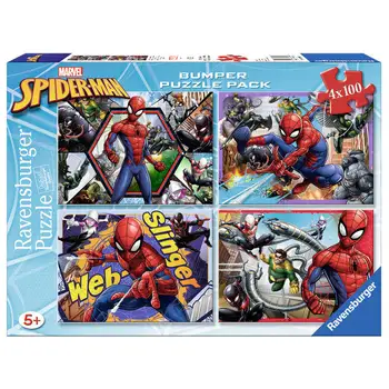 

Puzzle Spiderman Marvel 4X100Pz electronic toys Ravensburger