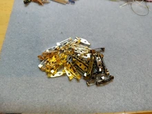 50 unids/lote 15 20 25 30 35 mm broche de Clip pines alfileres de seguridad broche ajustes en blanco Base para la fabricación de la joyería DIY suministros