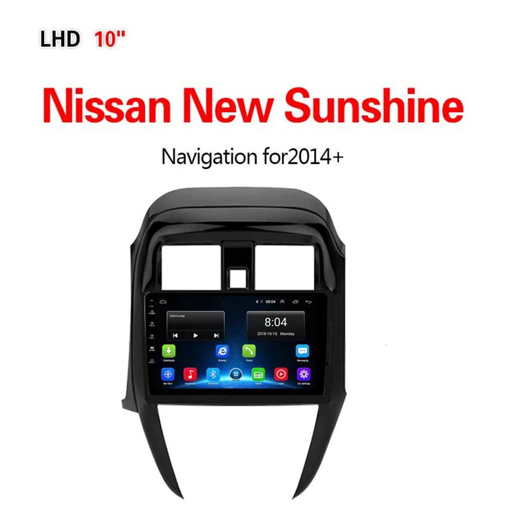 Lionet gps навигация для автомобиля Nissan New Sunshine+ 10,1 дюймов LN1002Y - Display Size: 4G 1G16G
