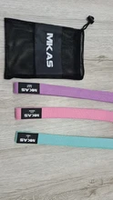 MKAS-Bandas de resistencia largas para Fitness, conjunto de tela de entrenamiento para ejercicio, bandas elásticas para glúteos, asistencia para mujer, 3 piezas