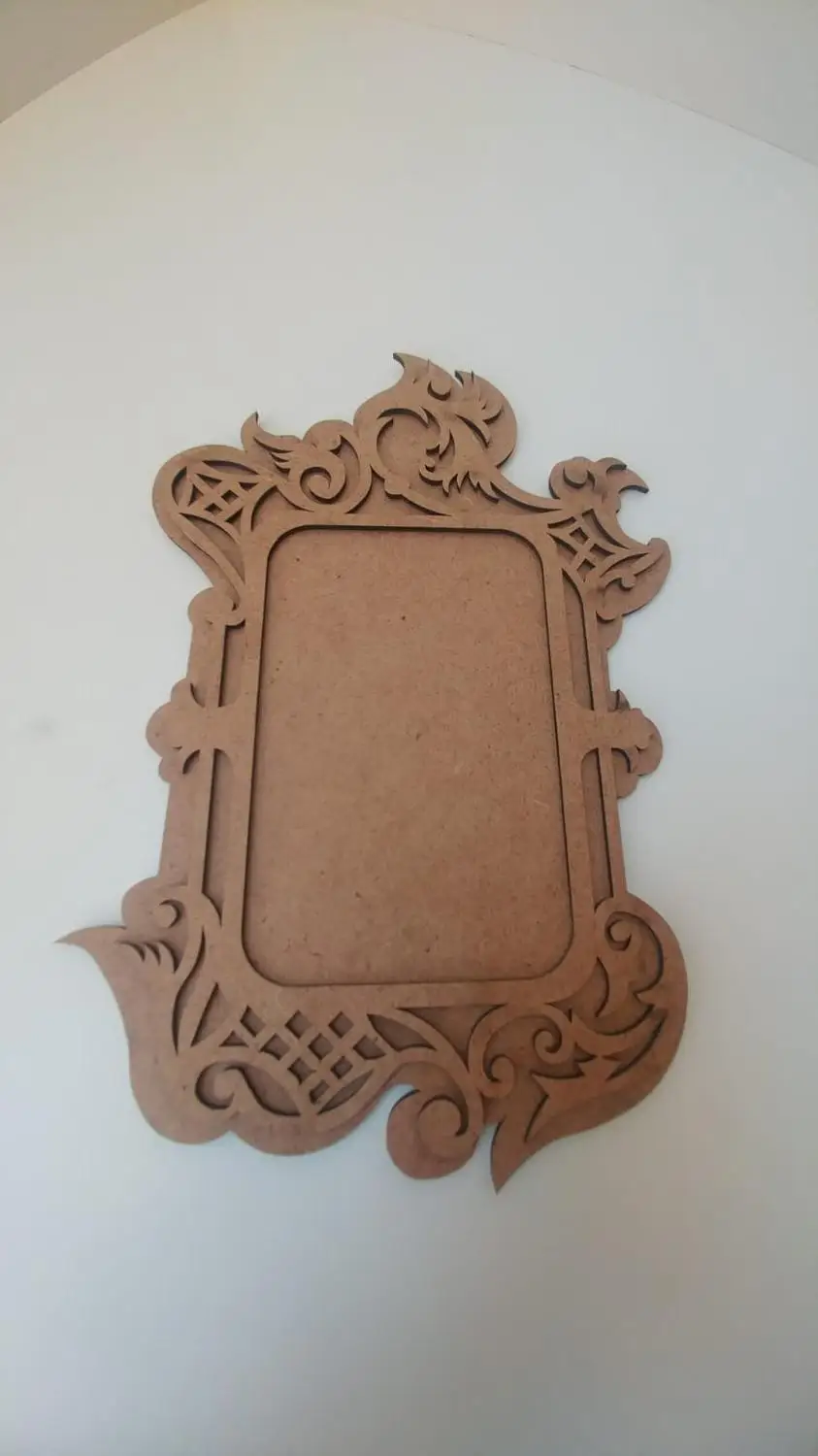 Lazer Kesim Mdf fotoaguraf chercevesi Resimlik(Boyanabilir