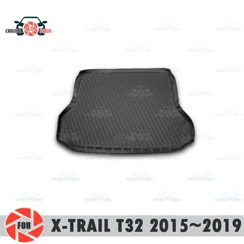 

Trunk mat for Nissan X-Trail T32 2015~2019 trunk floor rugs non slip polyurethane dirt protection interior trunk car styling
