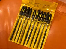 Juego de Limas de aguja para joyería, 10 Uds., tallado de madera, piedra de cristal de Metal, 3 tamaños