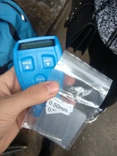 GM200-Medidor de espesor de pintura, película ultrasónica, Mini medidor de revestimiento de coche, Manual de usuario en inglés y ruso