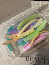 Almohadillas permanentes de silicona para pestañas, rizador permanente reutilizable, elevador de pestañas almohadillas de escudo para un levantamiento de pestañas duradero, elevador de pestañas, 8 pares de pestañas