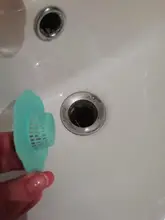 Filtro de alcantarillado para fregadero, colador de drenaje de suelo de TPR, tapón de pelo para agua, cubierta de ducha, antiobstrucción para cocina y baño, 2 uds.
