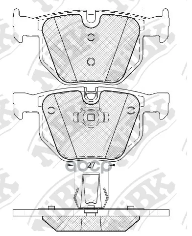 Колодки Тормозные Дисковые Pn0093 NiBK арт. PN0093