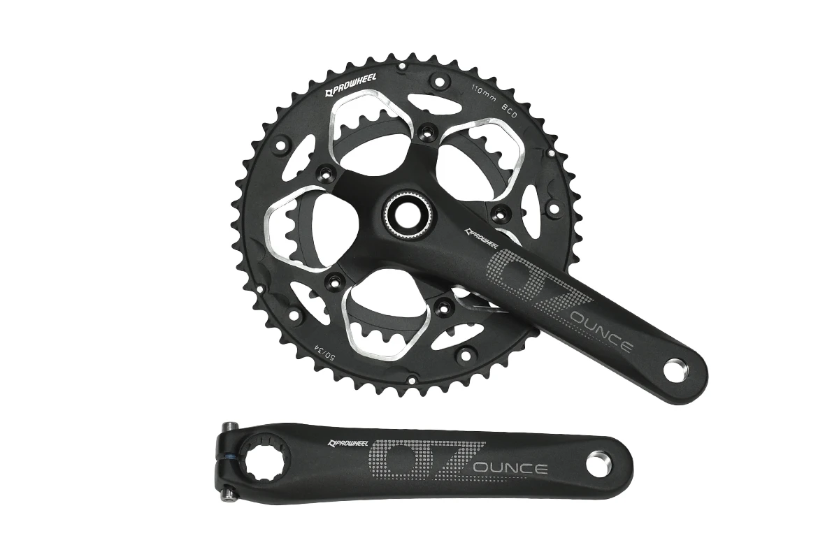 PROWHEEL Система ROAD OUNCE-621C-TT-N(50-34)170ммAL-6061-T6 CHAINLINE:43.5 BCD:110 BB PW-BB68 черный чёрный 2 1&quot |