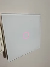 Voice-Control-Light Wall-Switch Fire-Line Tuya Smart-Life-Glass Esooli Standard Wireless