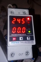 Over-Current-Protection Over-Under-Voltage-Relay Din Rail 63A Surge Adjustable Digital