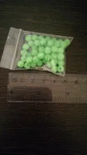 Lote de 50 unidades de cuentas luminosas de 6mm y 8mm para pesca de lubina, accesorios de pesca, accesorios de pesca