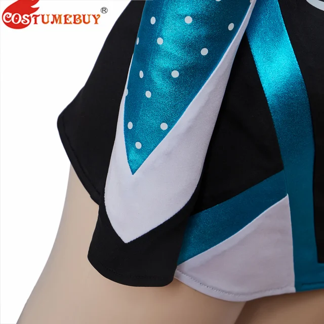 Women's Euphoria Cheerleader Uniform Euphoria Maddy Outfit Crop Top with  Mini Skirt Set School Girls Musical