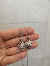 Colgante con forma de flor de loto para mujer, luminoso, luminoso, Luna oscura, collar para mujer, Yoga, oración, joyería de budismo